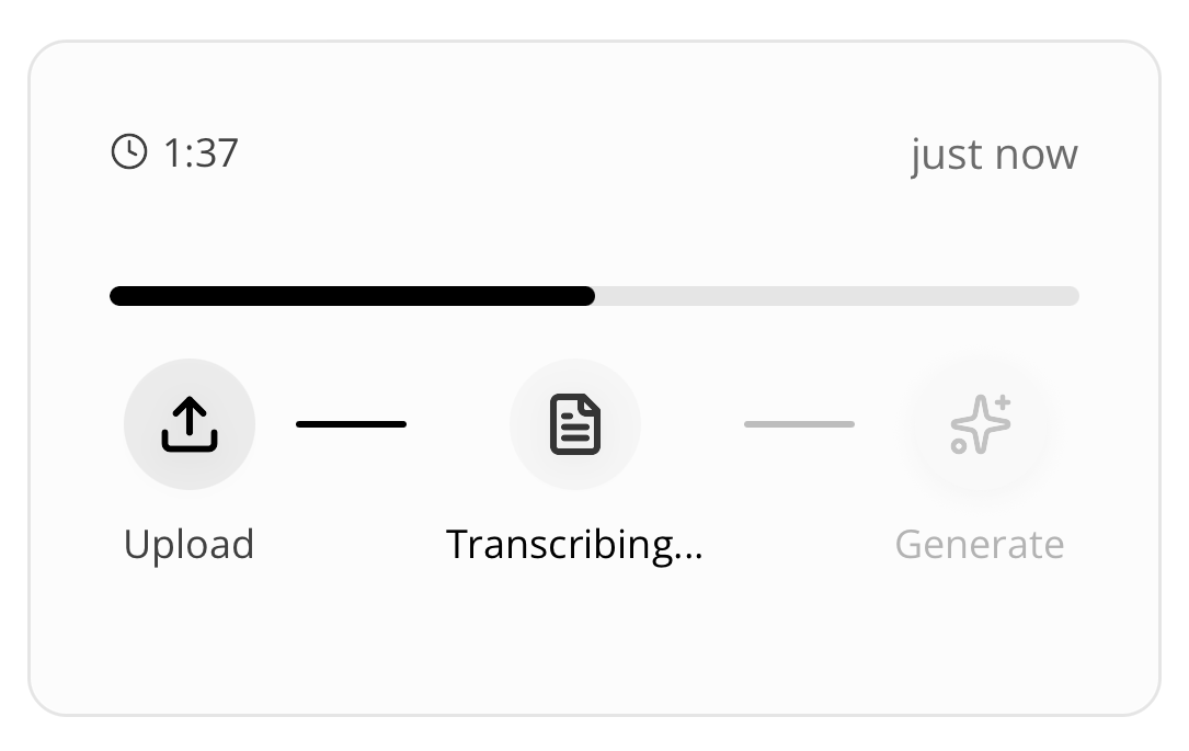 AI transcription pipeline